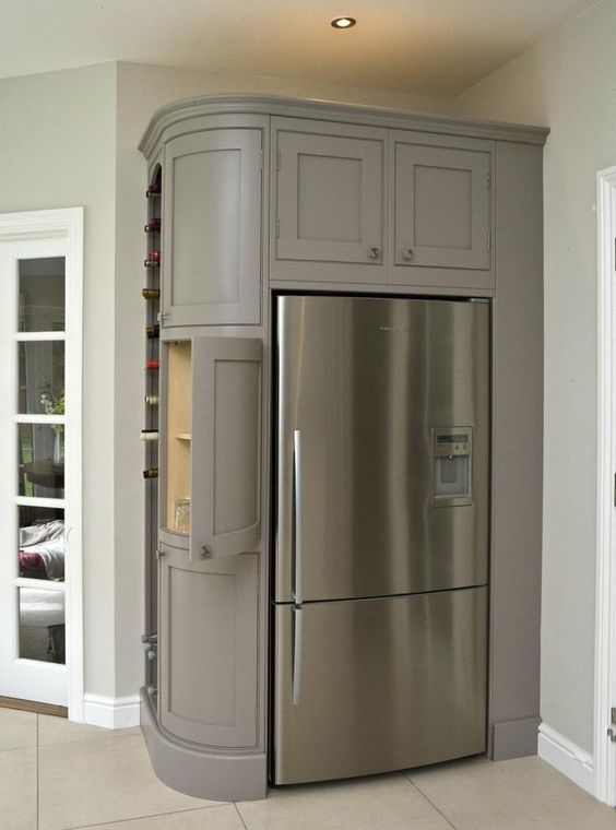 Фото № 12: Как вписать холодильник в интерьер кухни: 10 проверенных советов