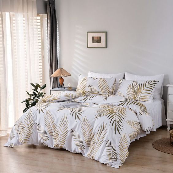 Фото № 12: Как декорировать кровать: 30 модных вариантов постельного белья