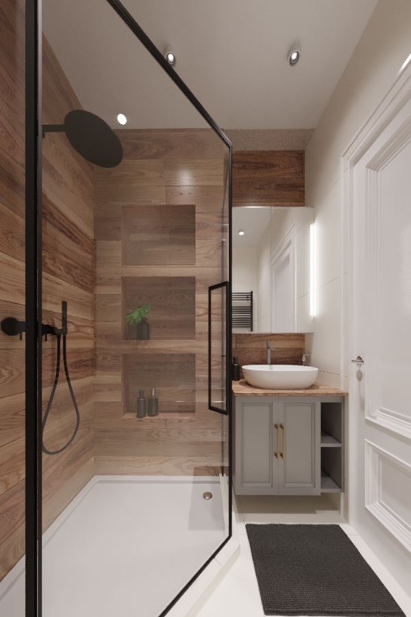Фото № 1: Современный дизайн ванной комнаты