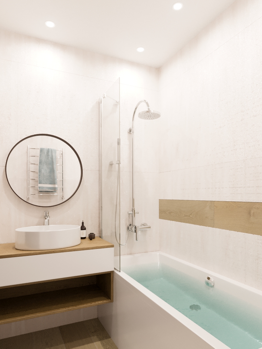 Фото № 3: Современный дизайн ванной комнаты