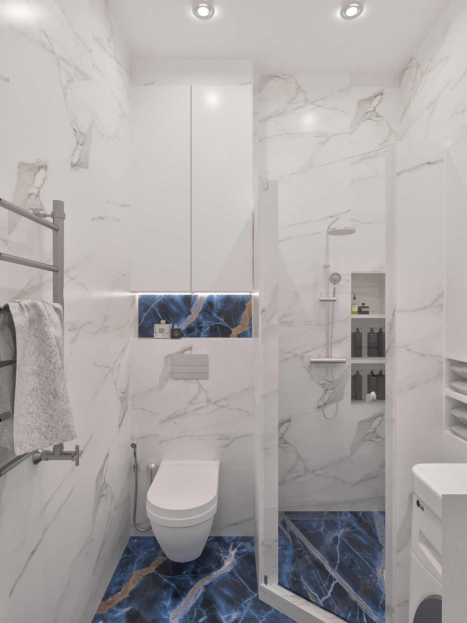 Фото № 6: Современный дизайн ванной комнаты