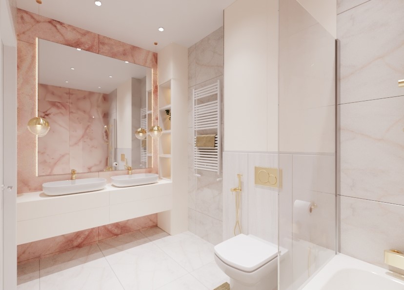 Фото № 3: Дизайн маленькой ванной комнаты: 10 принципов