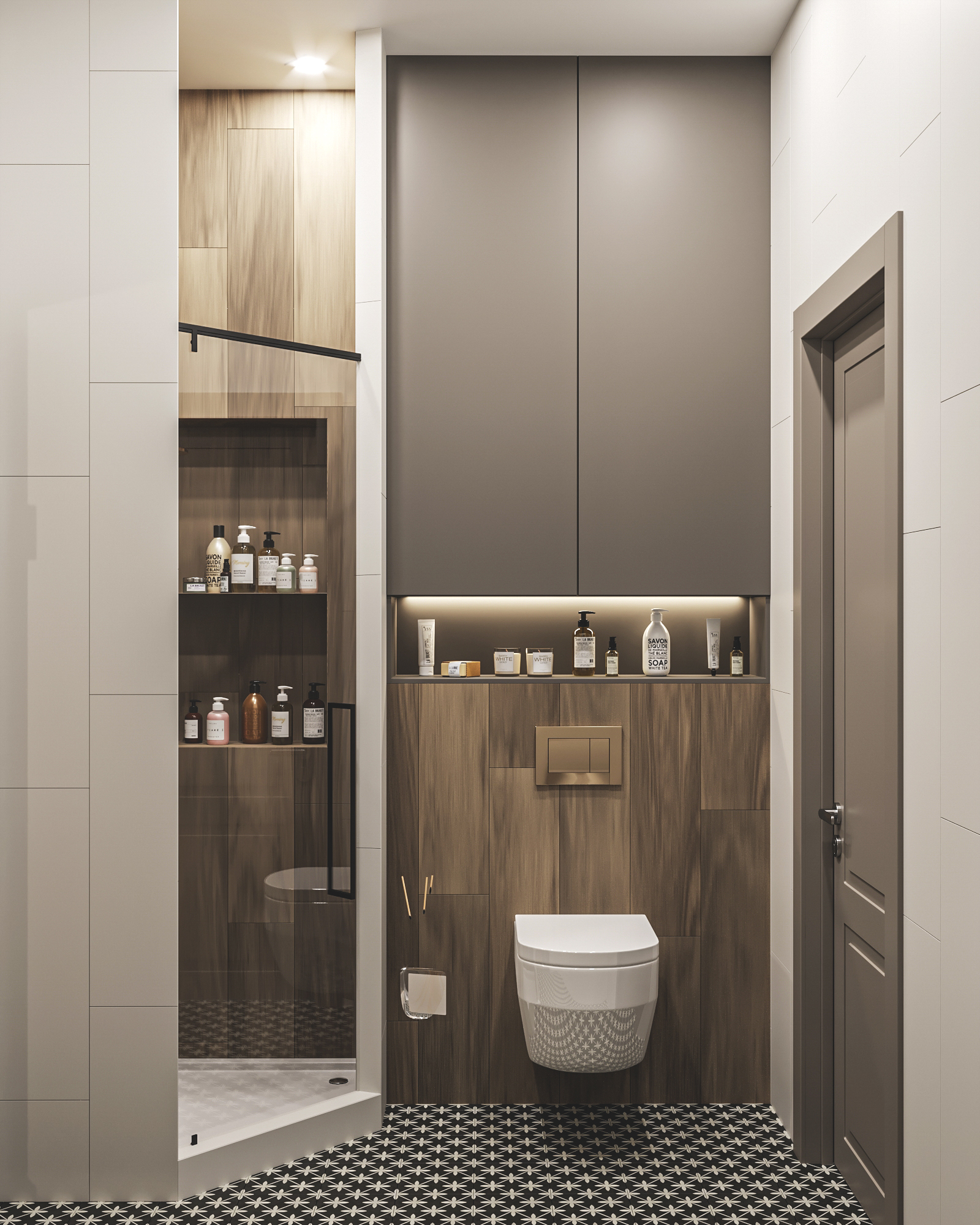 Фото № 5: Дизайн маленькой ванной комнаты: 10 принципов