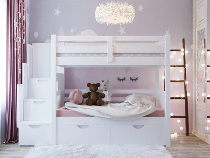 Фото № 6: Дизайн комнаты с кроватью-чердаком для взрослых: подборка интересных идей