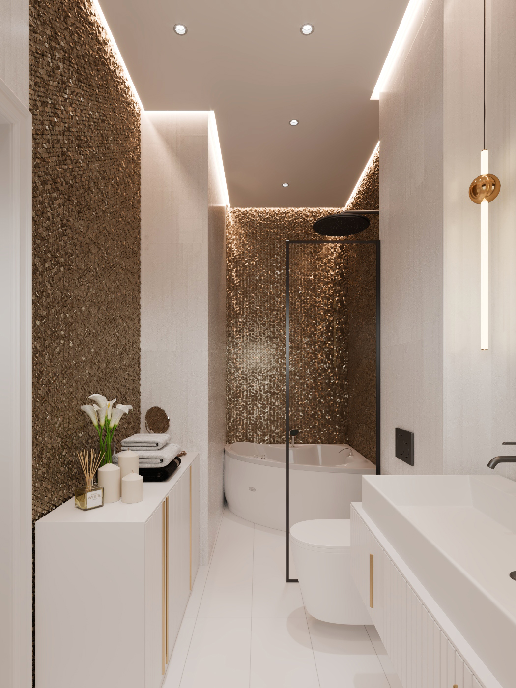 Фото № 5: Дизайн ванной комнаты с джакузи: советы по выбору и 15 стильных вариантов