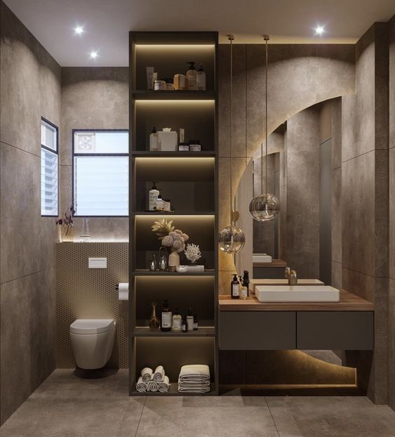 Фото № 12: Как обновить интерьер ванной комнаты без капитального ремонта: 7 идей