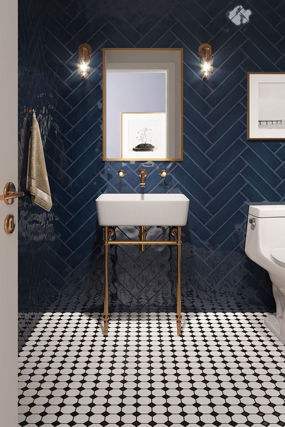 Фото № 4: Цвет в дизайне ванной комнаты: 23 красивых оттенка