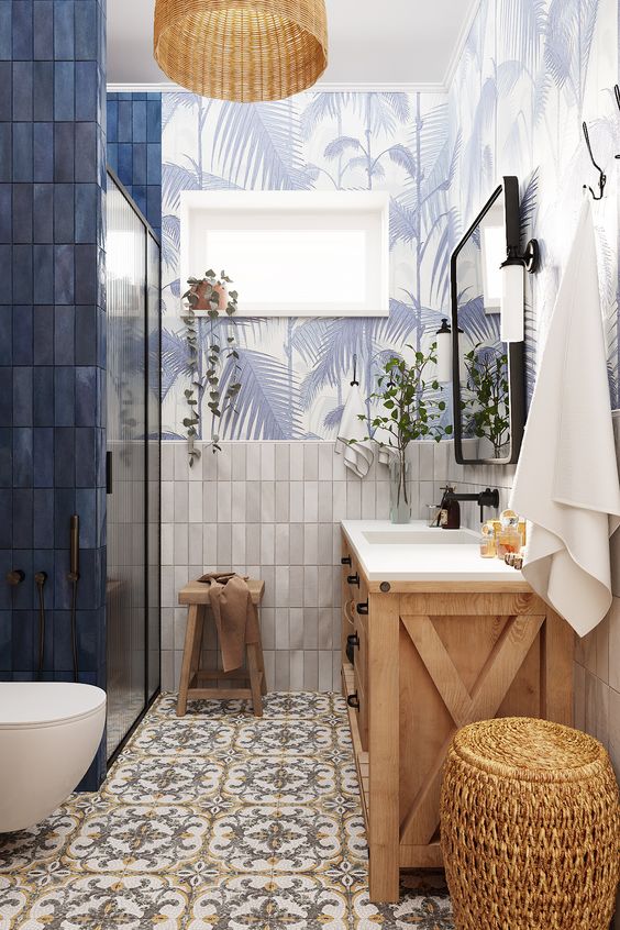 Фото № 2: В каком стиле оформить ванную комнату: 20 классных идей