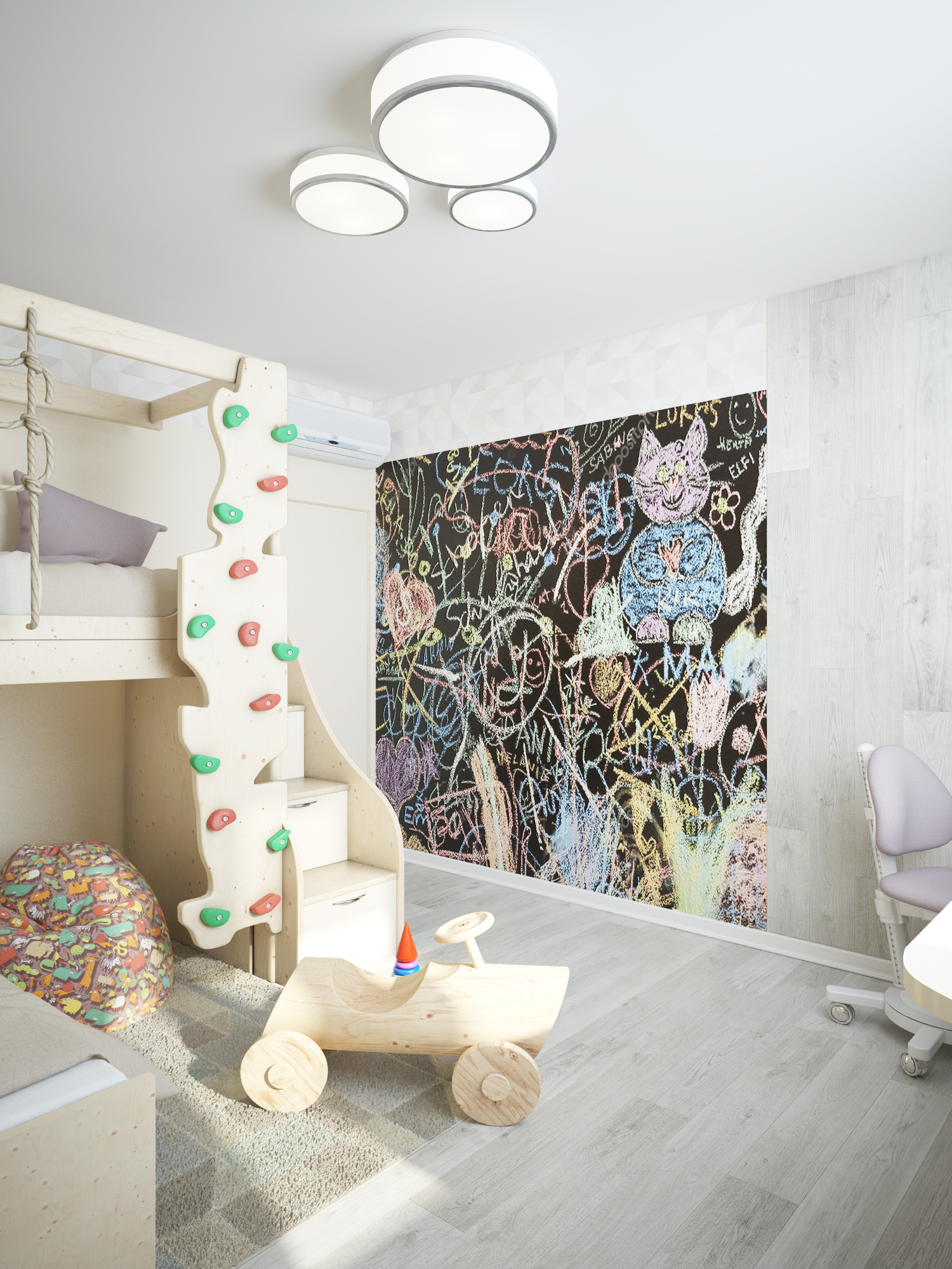 Фото № 10: Курортная мечта: светлая двухкомнатная квартира в Сочи с уютной детской
