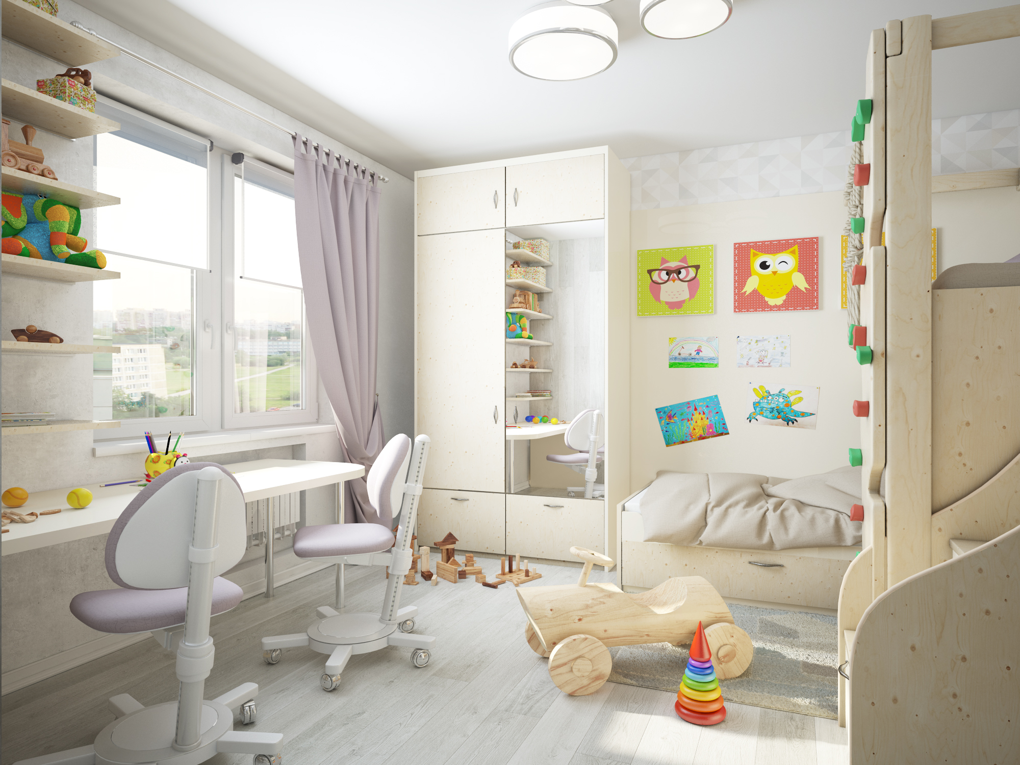 Фото № 9: Курортная мечта: светлая двухкомнатная квартира в Сочи с уютной детской