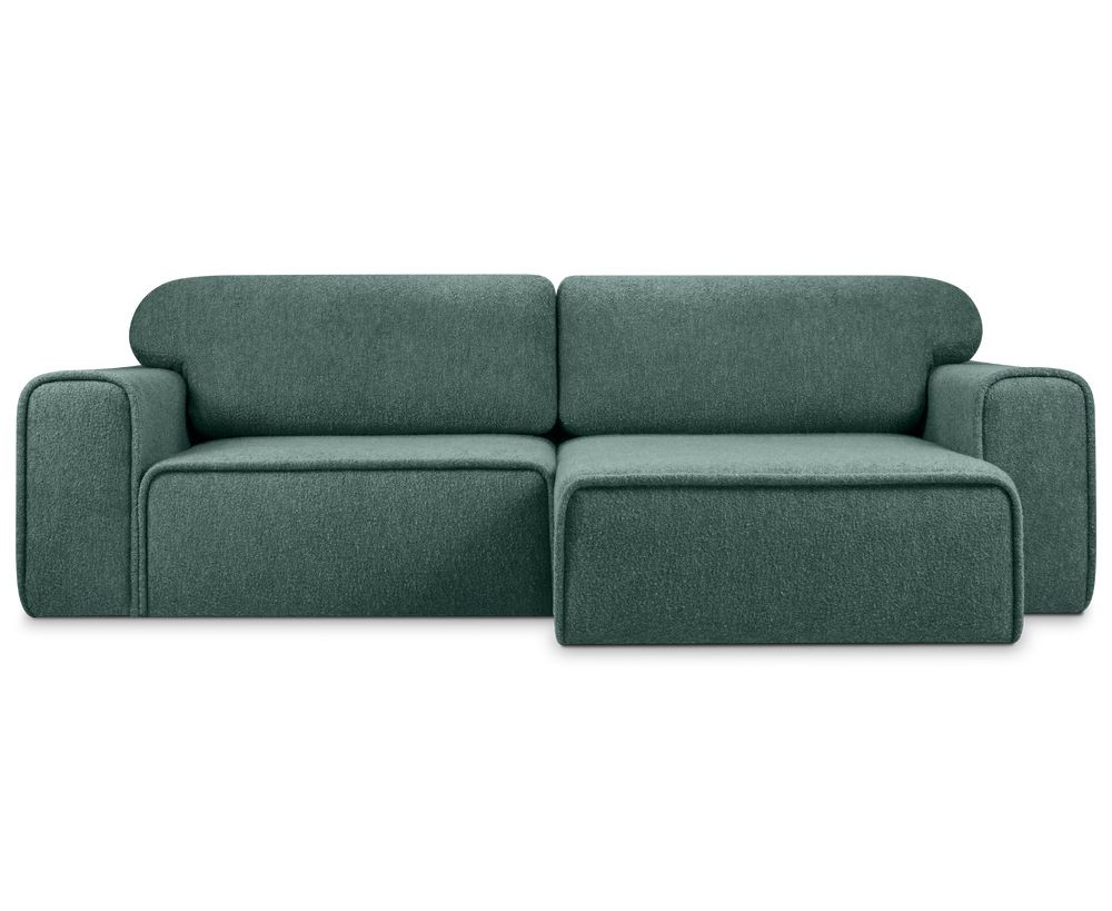 Диван угловой Виена Bucle Green