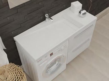 Столешница с раковиной из искусственного камня VALLEY