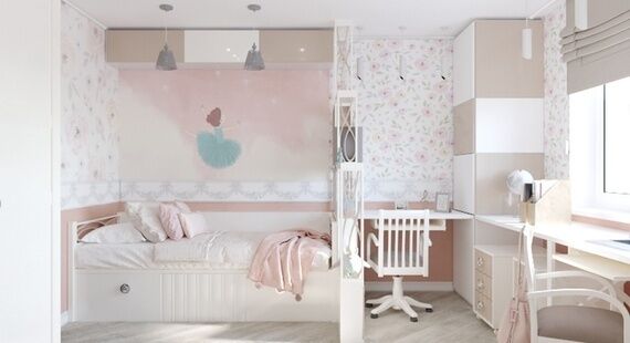 Дизайн интерьера детской комнаты ✔️ Фото интерьеров квартир в Екатеринбурге