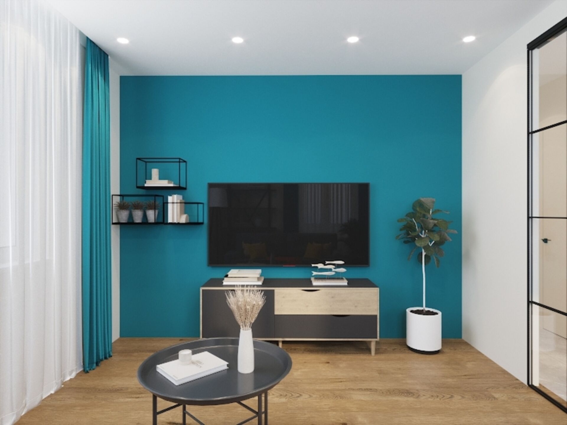 ЖК \"Инновация\" 67.6 м², Стиль Фьюжн: купить готовый дизайн-проект ...