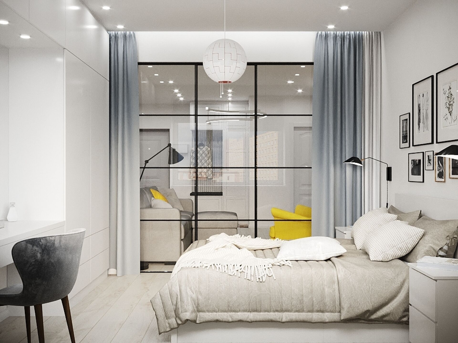 Дизайн интерьера спальни в светлых тонах – идеи , фото светлых спален