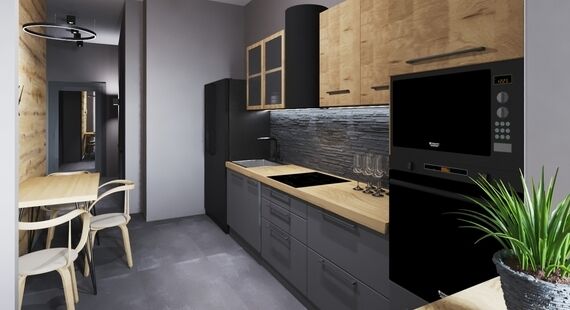 Дизайн-проекты для однокомнатных квартир площадью 41 кв.м.