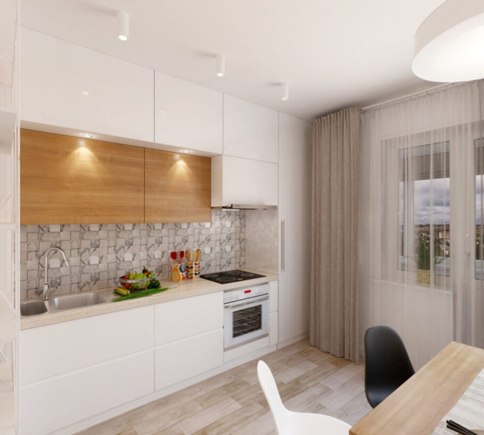 Дизайн кухни-гостиной: объединяем зоны правильно! Фото проектов