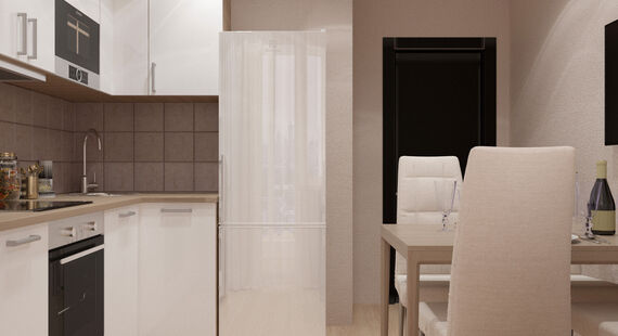 Дизайн кухни площадью 5 кв. метров: 60 лучших идей с фото оформления интерьера
