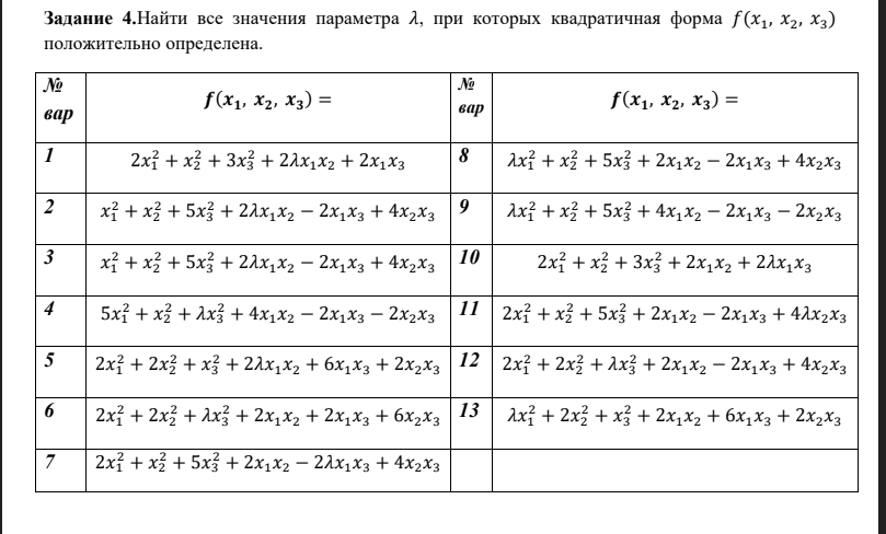 Условие: 5 вариант