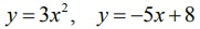 Условие: Вычислить объем тела, образованного вращением
вокруг оси Ox фигуры, расположенной в первом квадранте и
ограниченной параболой, прямой и осью Ox