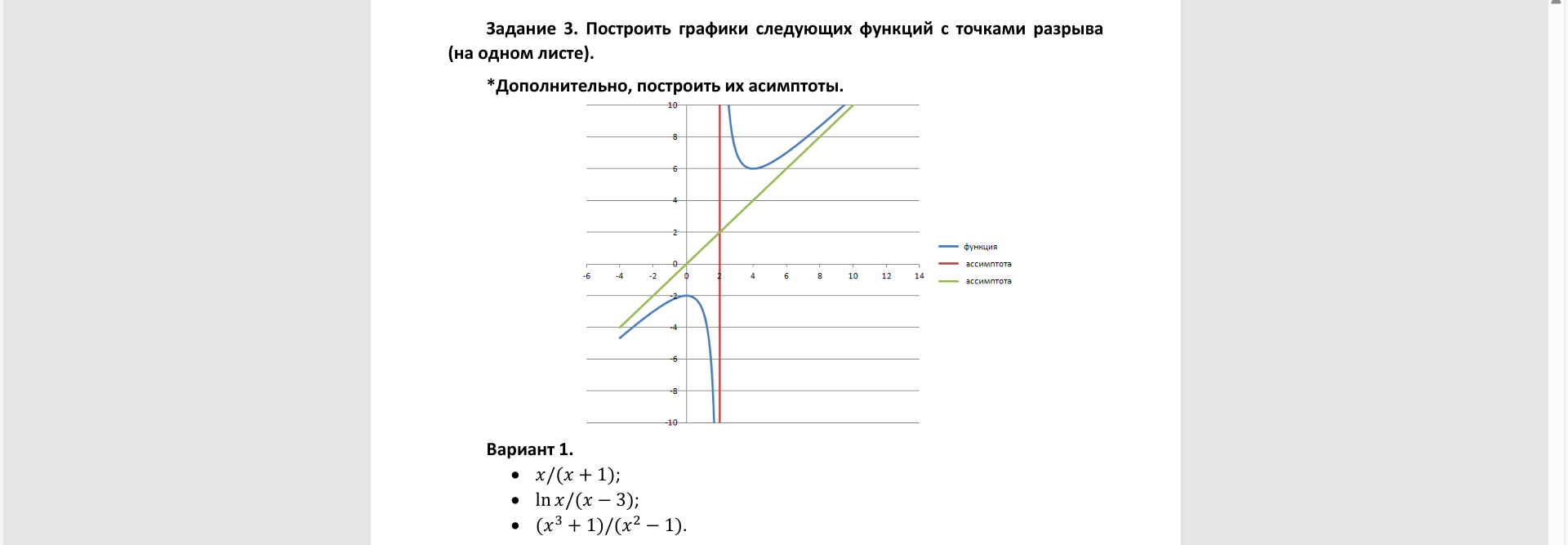 Условие: Excel формулы