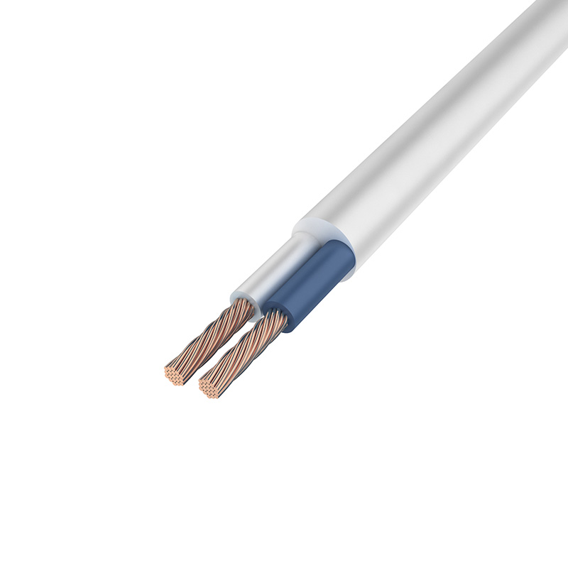 Провод соединительный ПВС 2x1,0 мм&sup2;, белый, длина 10 метров, ГОСТ 7399-97 REXANT