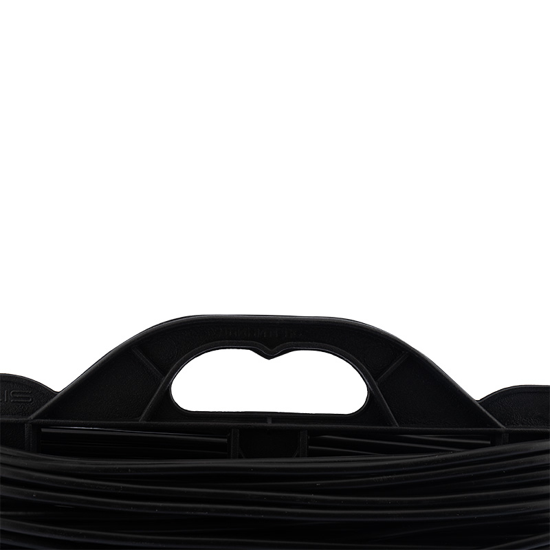 Удлинитель-шнур на рамке PROconnect ПВС 2х0.75, 20 м, б/з, 6 А, 1300 Вт, IP20, черный (Сделано в России)