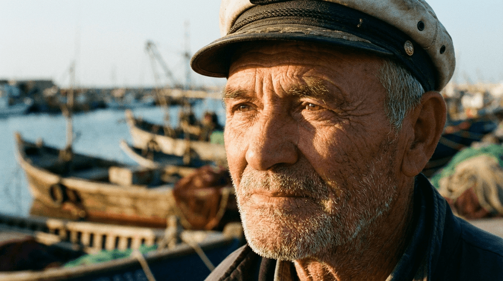 Портрет старого моряка — NanoBanana Pro