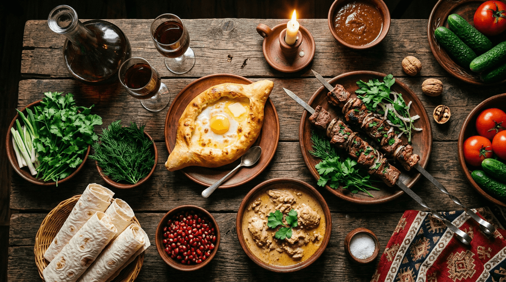 Грузинский пир — NanoBanana 2