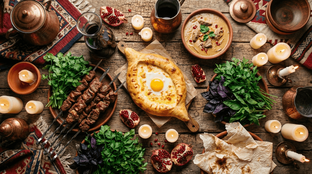 Грузинский пир — NanoBanana Pro