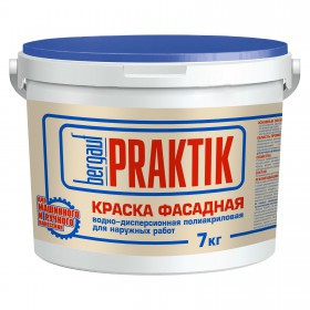 краска фасадная praktik u (bergauf), 7 кг