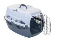 homepet 49х33х32 см переноска для животных средняя серая