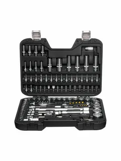 набор инструмента слесарно-монтажный, cr-v, 1/4", 1/2", 94 предм.
