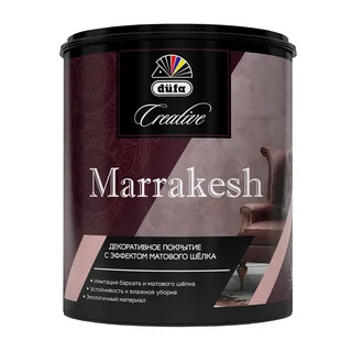 штукатурка декоративная "dufa creative" marrakesh эффект матового шёлка, 1кг