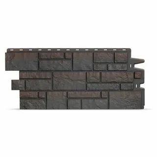 панель фасадная burg тёмный /docke premium/ 946х445мм/0,42м2