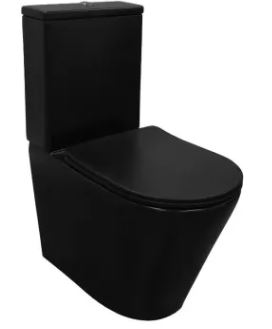 унитаз-компакт black queen торнадо универсальный выпуск сиденье дюропласт с микролифтом цвет черный