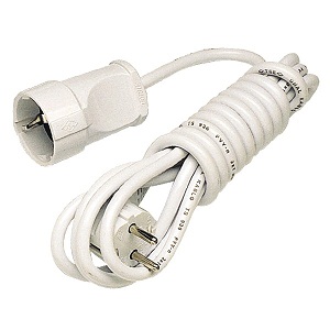 удлинитель-шнур 1х5м с заземл. 16а ip20 makel 10006