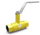 шаровой стальной кран для газа р/р ду 25 ру 40, сручкой, ld кш.ц.м.025.040.02