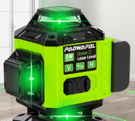 лазерный уровень/нивелир paowafol 4d, 16 линий, 360 градусов
