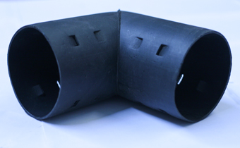 угольник 90гр. для дренажных труб д.110