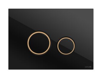 клавиша для инсталляции link pro/vector/link/hi-tec twins цвет черный матовый с рамкой