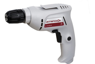 дрель сетевая безударная интерскол д-10/420эр, 420вт