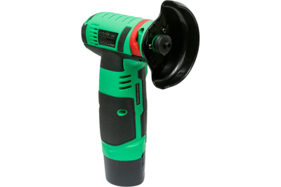 ушм аккумуляторная мини zitrek ag 12, 12в, li-ion 2х2ач, 75мм