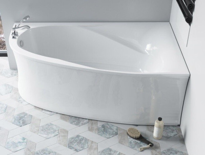ванна литой мрамор селена 170х100см левая с ножками