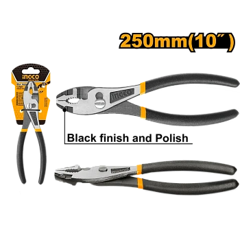 клещи переставные 250 мм ingco hspjp02250 industrial