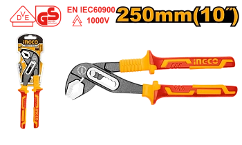 клещи переставные диэлектрические 250 мм ingco hipp28250 industrial
