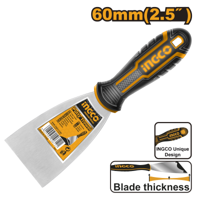 шпатель 60 мм ingco hput08060 industrial