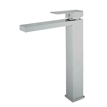 смеситель для раковины da1512001 однорычажный с высоким изливом цвет хром