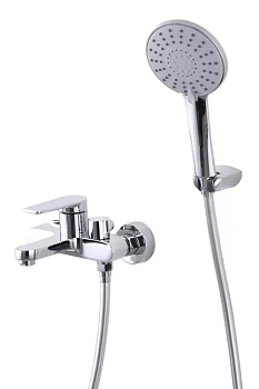 смеситель однозахватный для ванны с душем d&k bayern.furth da1523201 короткий излив хром