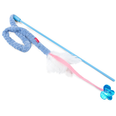 75112 дразнилка с перьями на стеке 73см, серия feather teaser